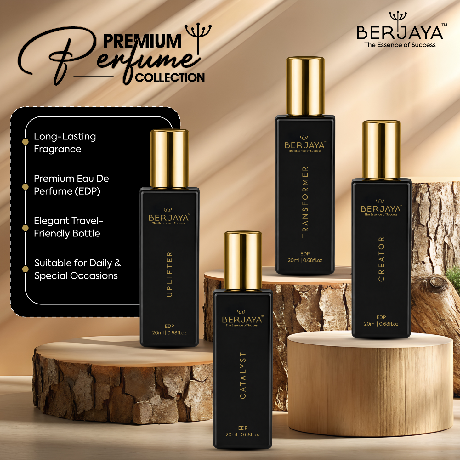 BERJAYA Signature Perfume Discovery 20ml (Pack of 4)